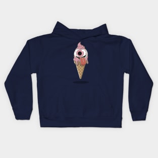 spooky ice cream Kids Hoodie